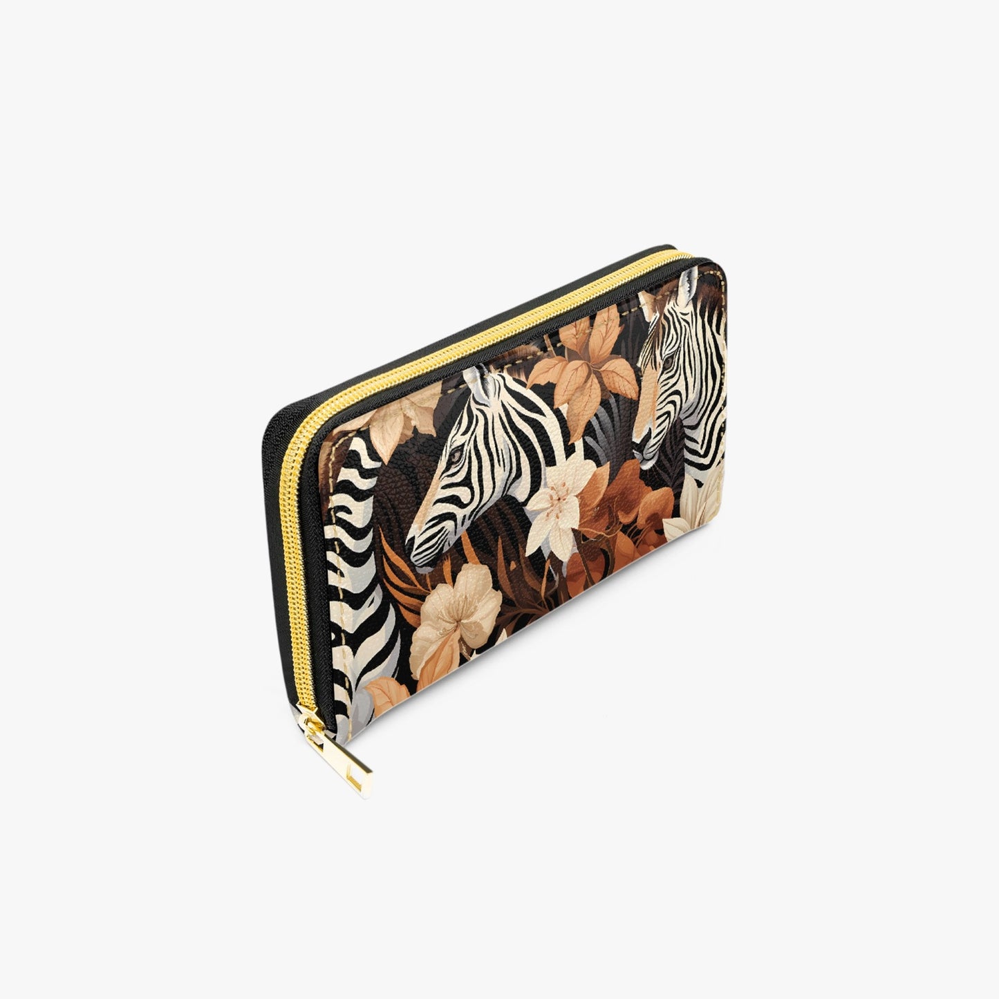 Long Type Zipper Purse - Zebra