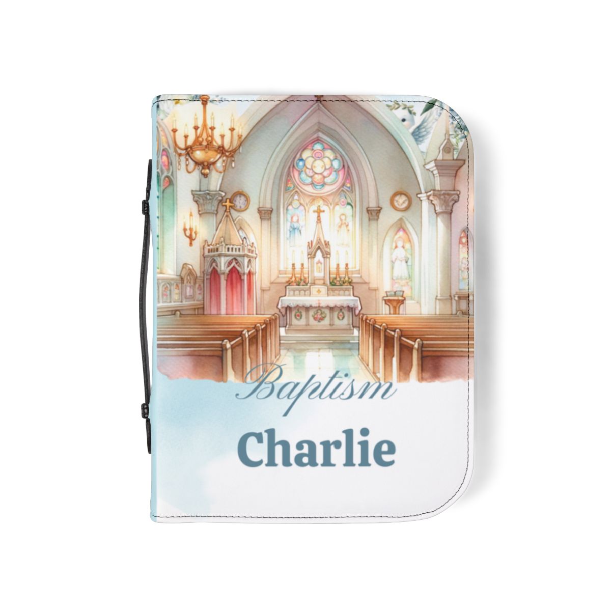 Personalised Bible Cover, Baptism, First Communion AWD-bcb-011