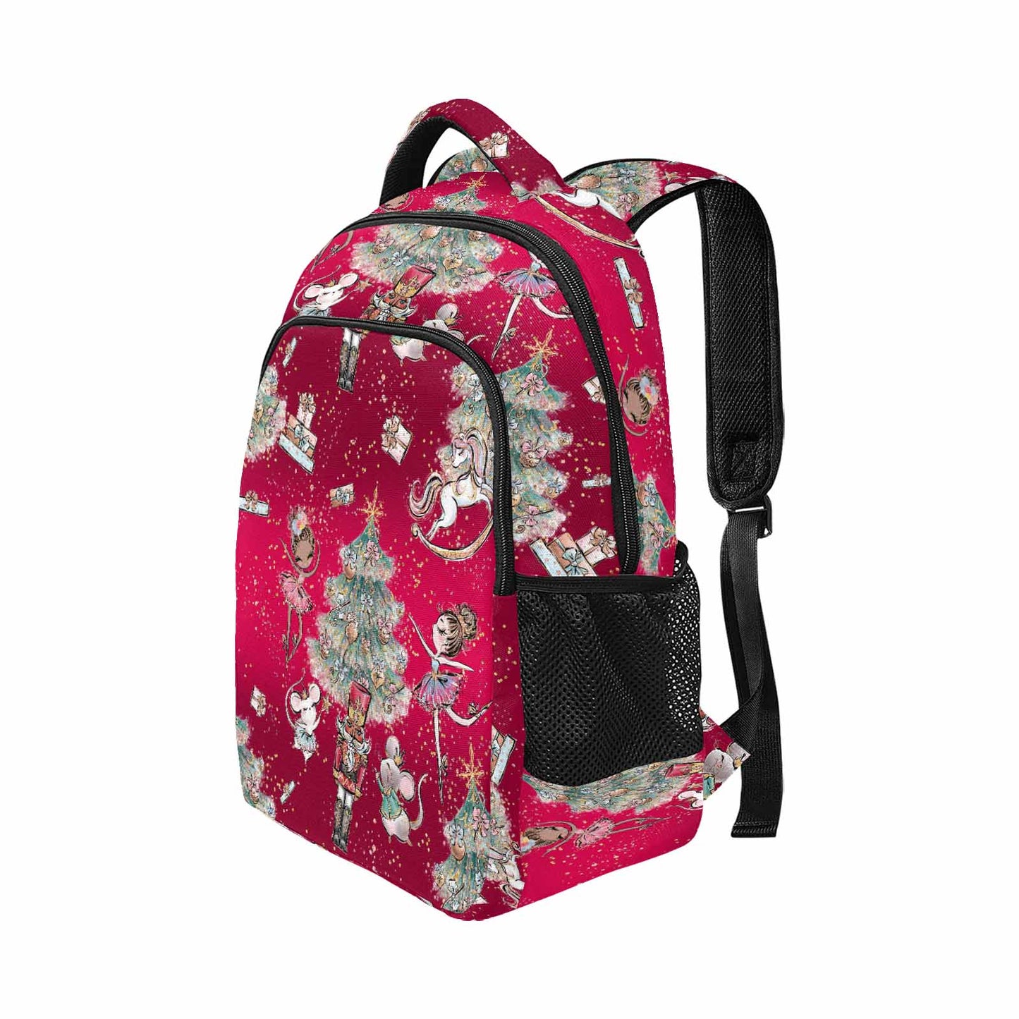 Red Christmas  Multifunction Backpack (1731)