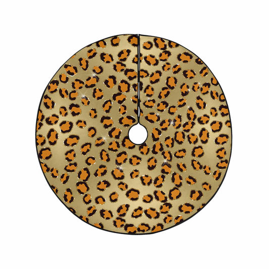 Animal Print 10  Christmas Tree Skirt