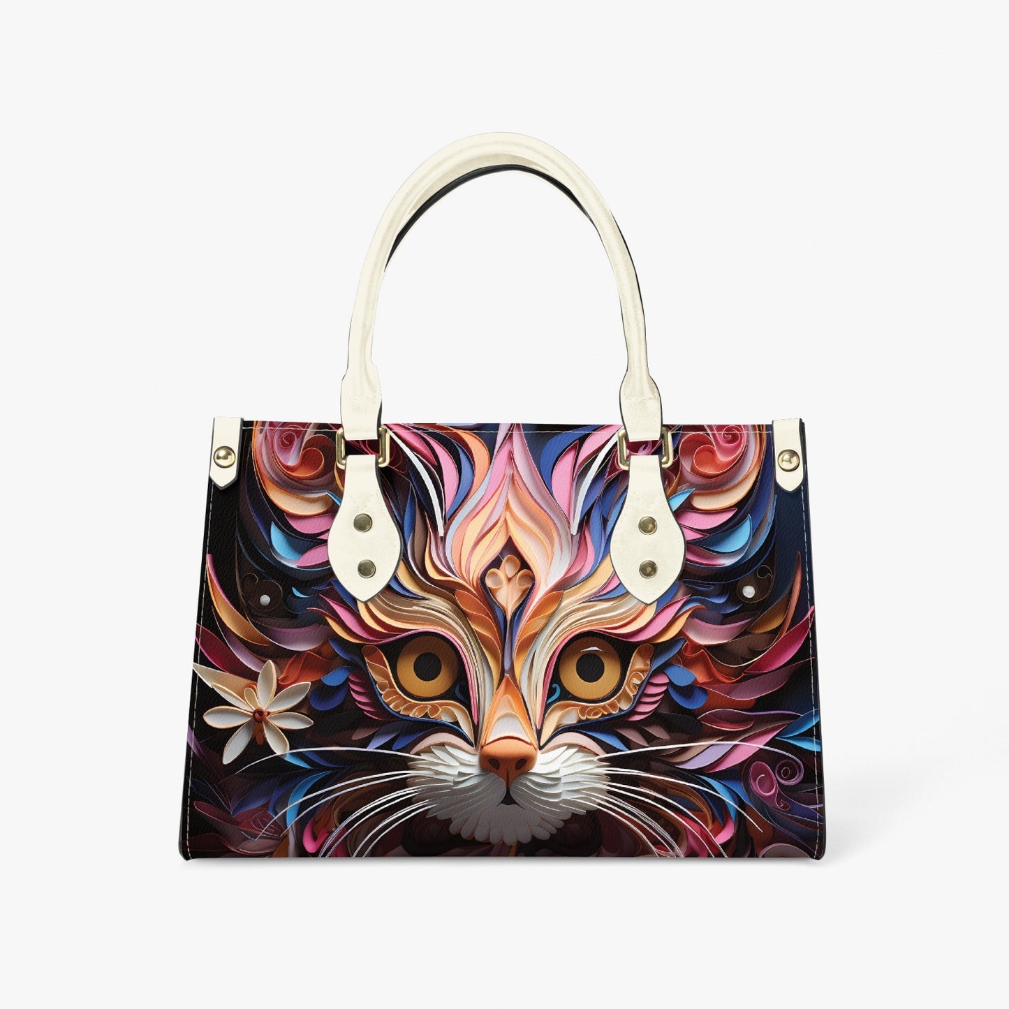 Women's Tote Bag - Long Strap - Cat