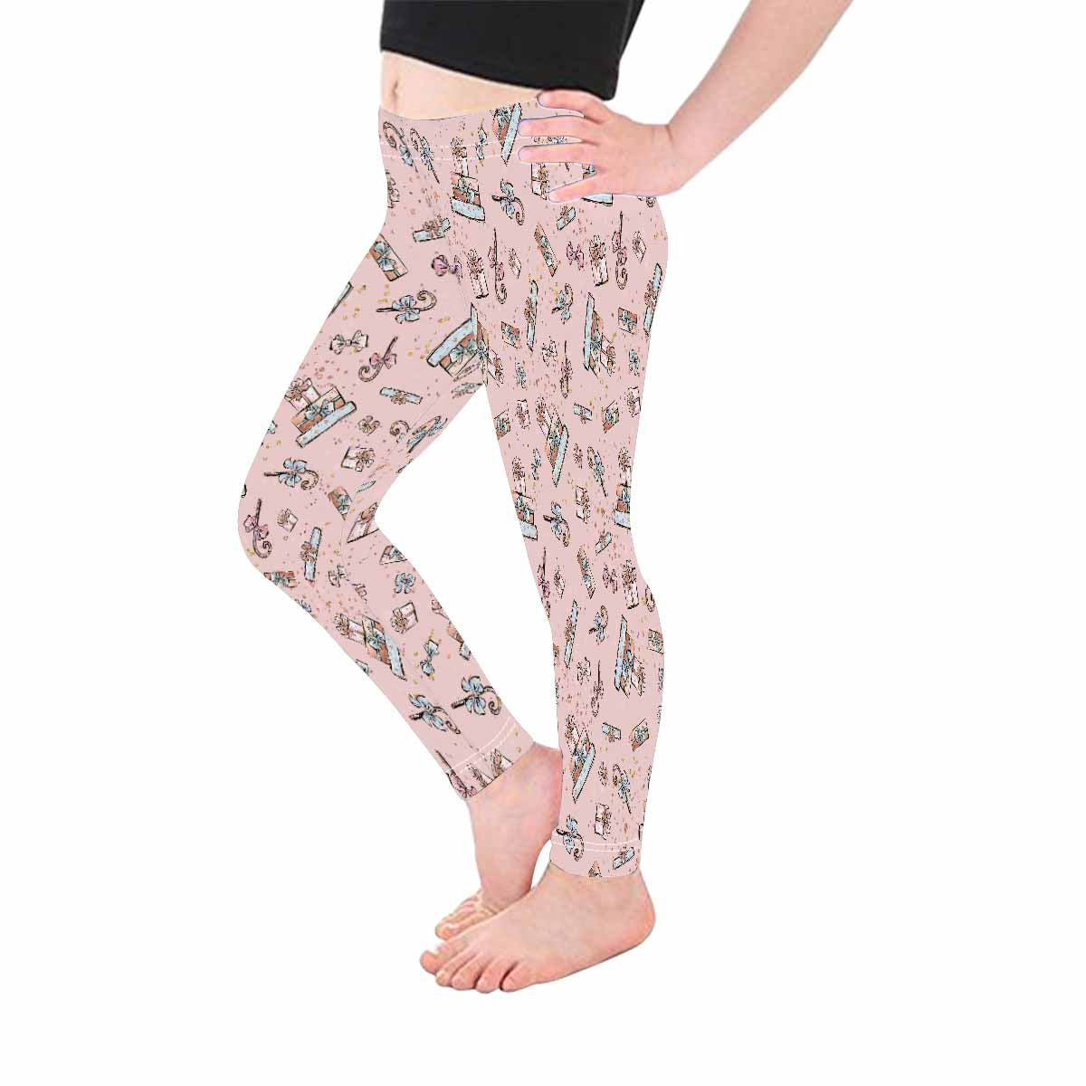 Pink Christmas  Kid's Leggings