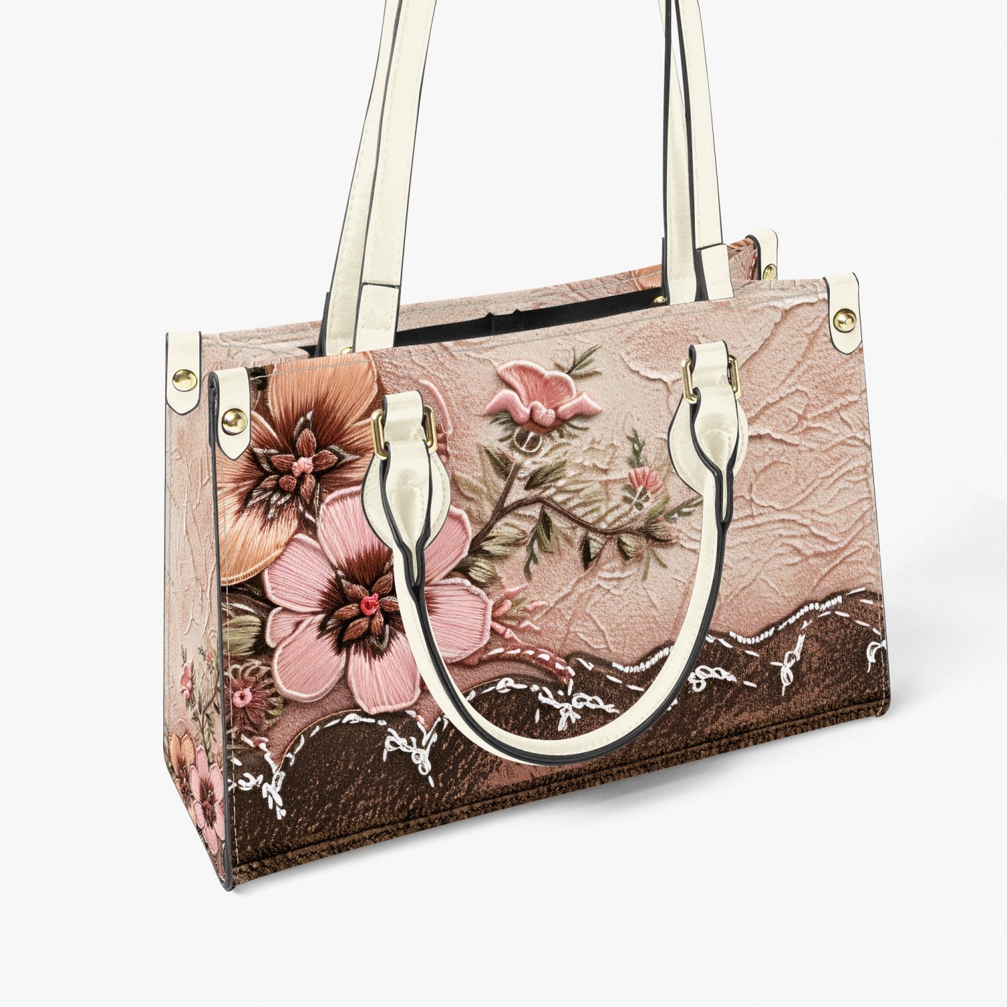 Women's Tote Bag - Long Strap - Floral