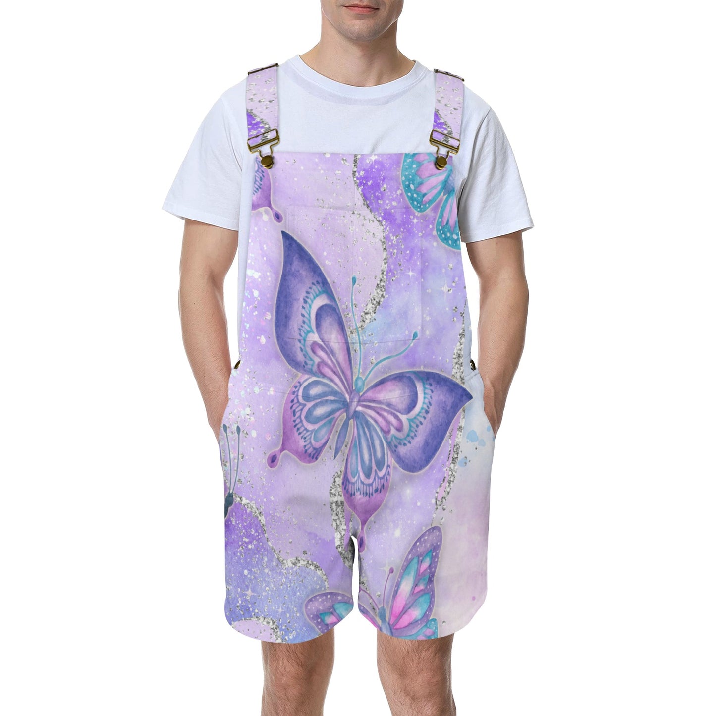 Butterfly Dreams awd06 Unisex Shorts Suspender Jumpsuit