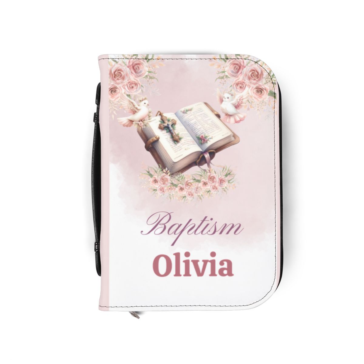 Personalised Bible Cover, Baptism, First Communion AWD-bcb-010