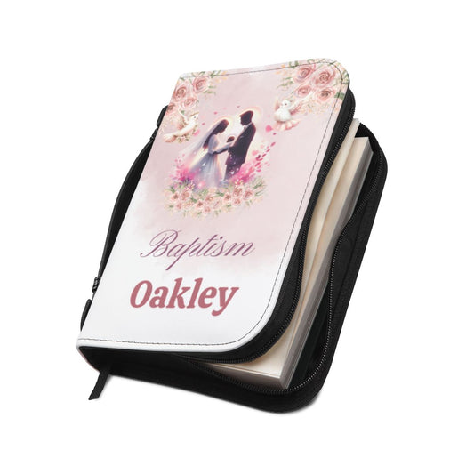 Personalised Bible Cover, Baptism, First Communion AWD-bcb-007
