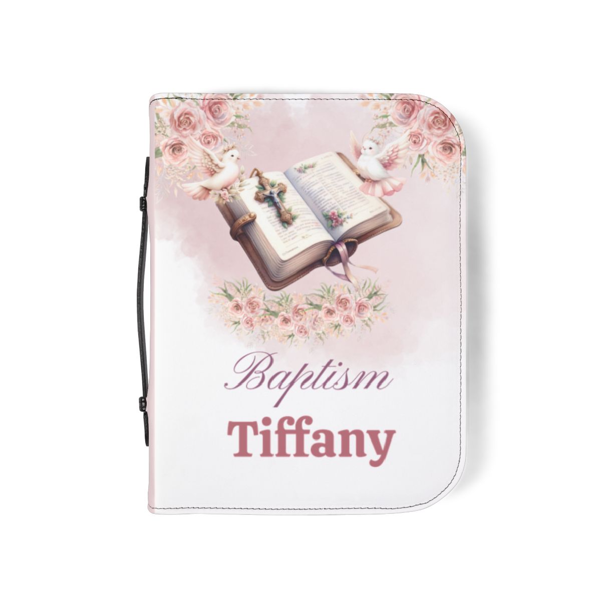 Personalised Bible Cover, Baptism, First Communion AWD-bcb-010
