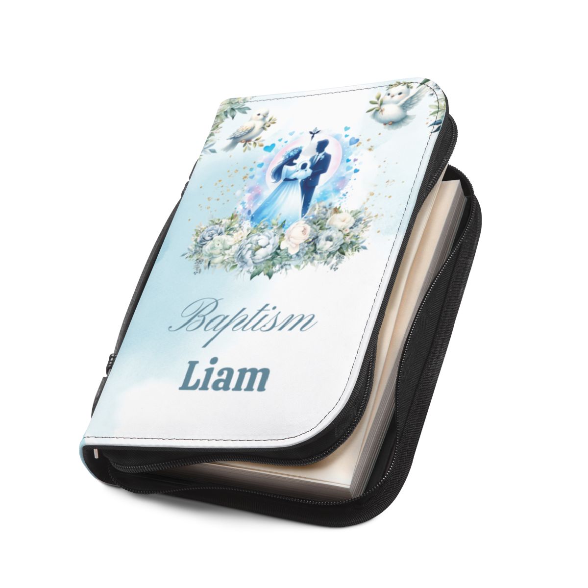Personalised Bible Cover, Baptism, First Communion AWD-bcb-007