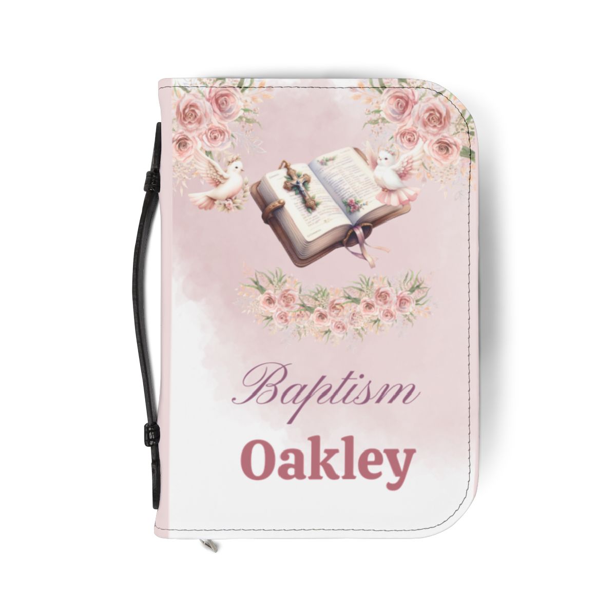 Personalised Bible Cover, Baptism, First Communion AWD-bcb-010