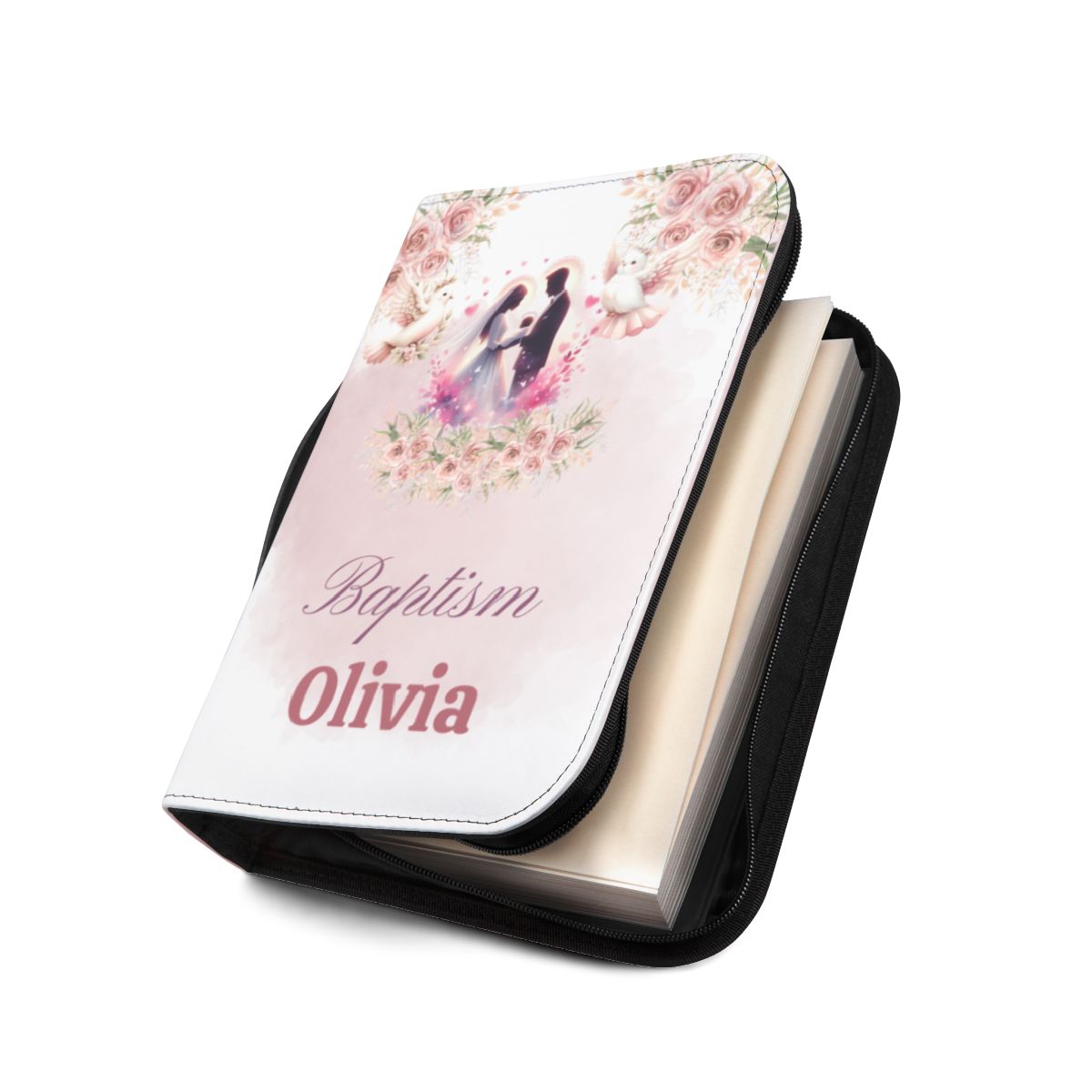 Personalised Bible Cover, Baptism, First Communion AWD-bcb-007