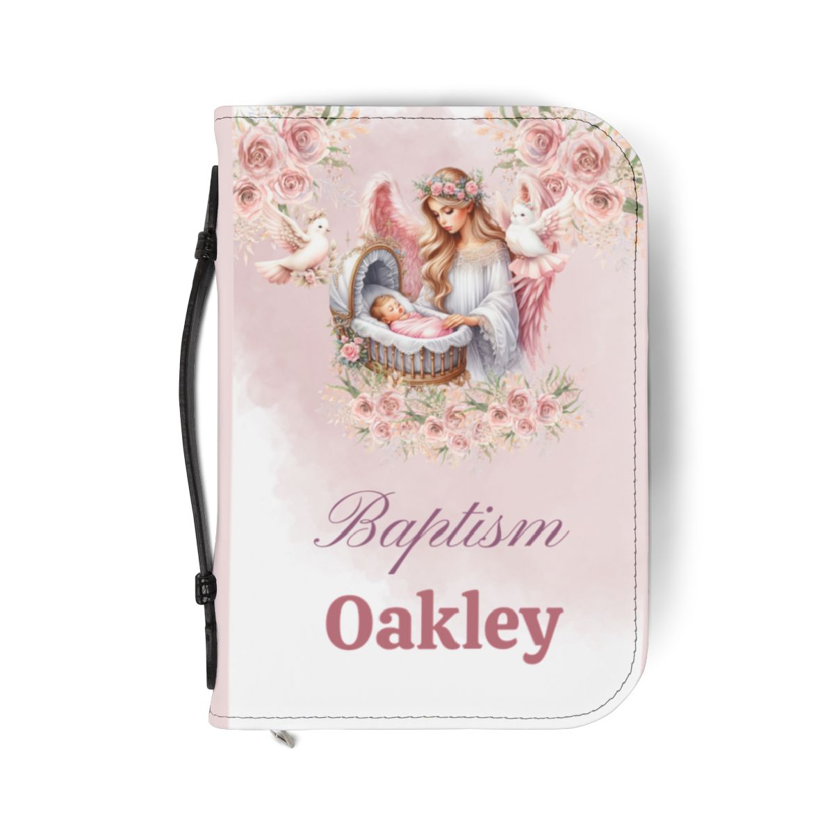 Personalised Bible Cover, Baptism, First Communion AWD-bcb-009