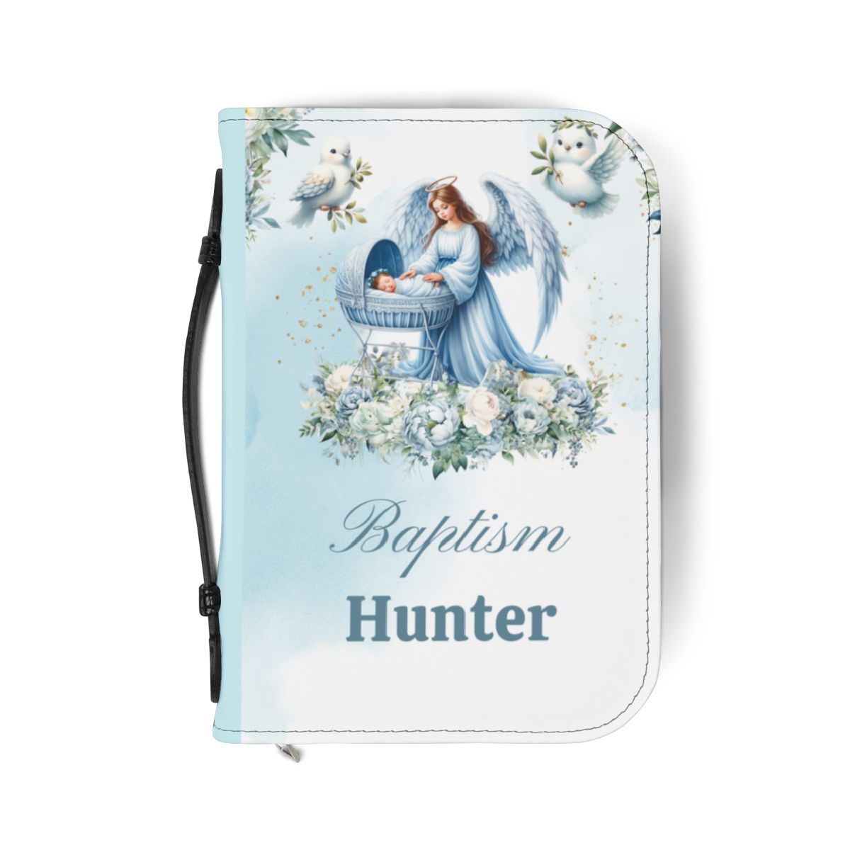 Personalised Bible Cover, Baptism, First Communion AWD-bcb-009