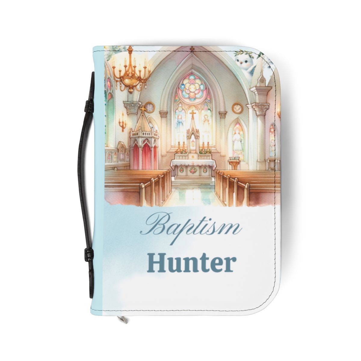 Personalised Bible Cover, Baptism, First Communion AWD-bcb-011