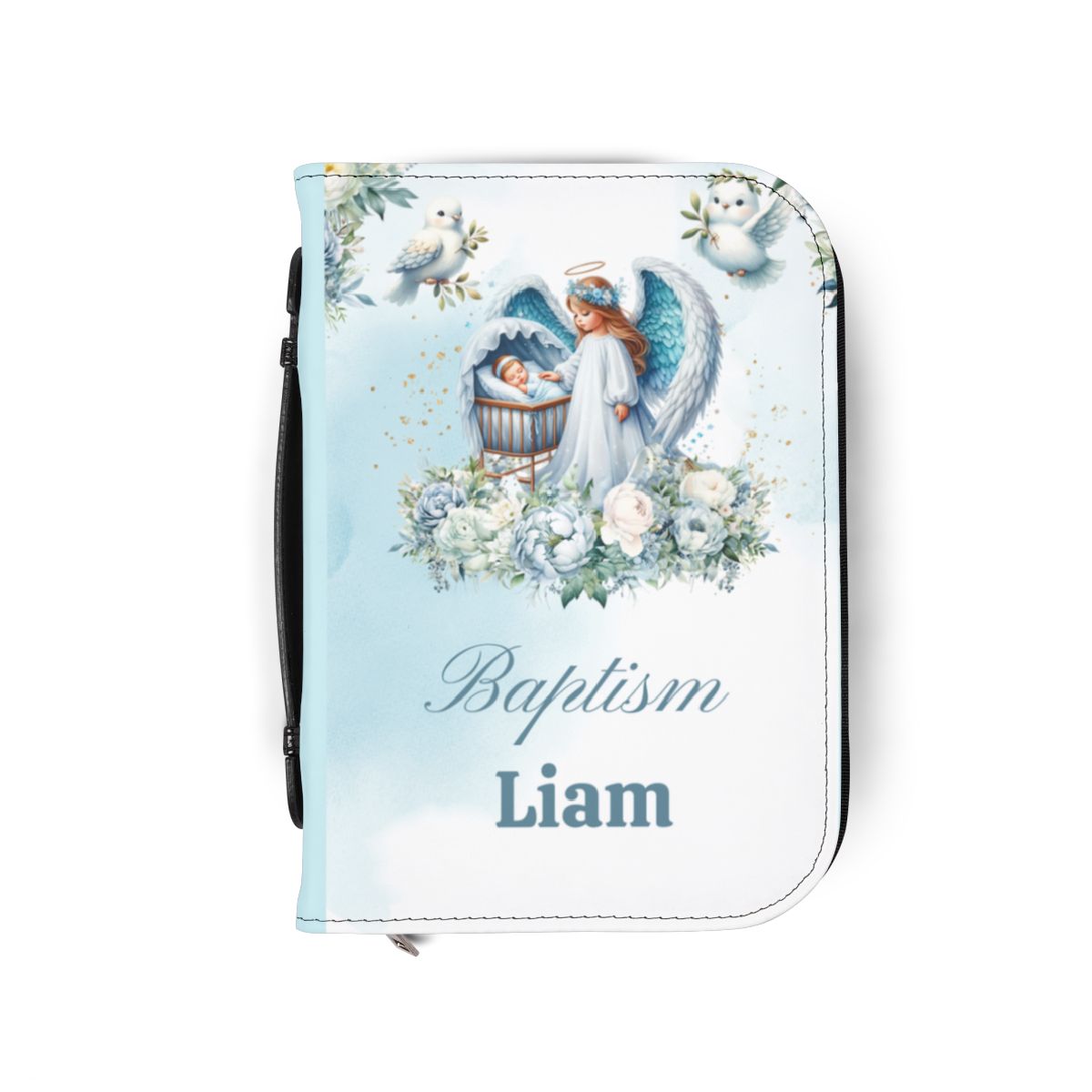Personalised Bible Cover, Baptism, First Communion AWD-bcb-008