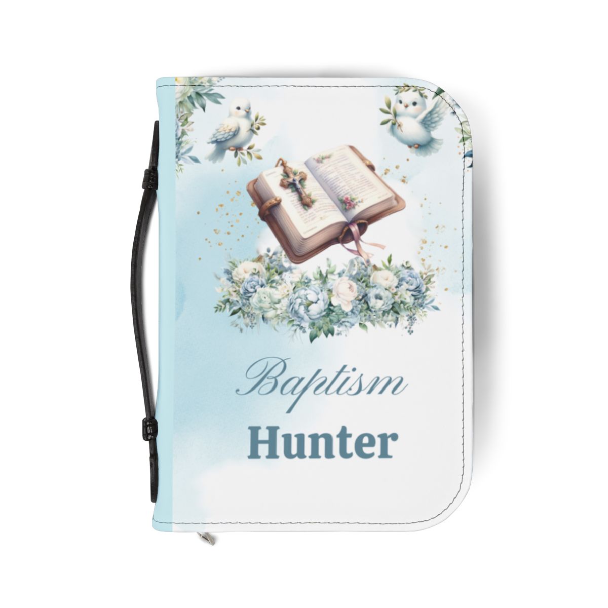 Personalised Bible Cover, Baptism, First Communion AWD-bcb-010