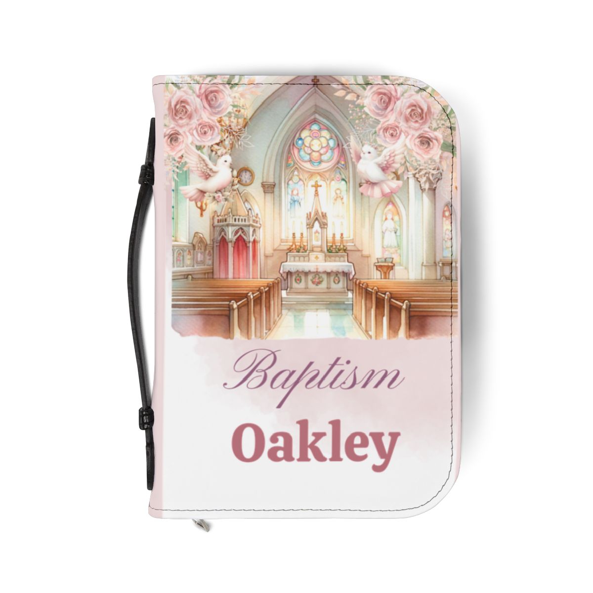 Personalised Bible Cover, Baptism, First Communion AWD-bcb-011