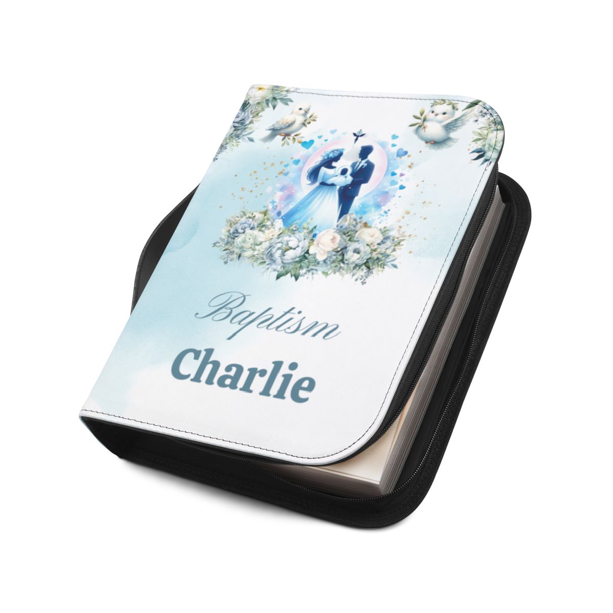 Personalised Bible Cover, Baptism, First Communion AWD-bcb-007