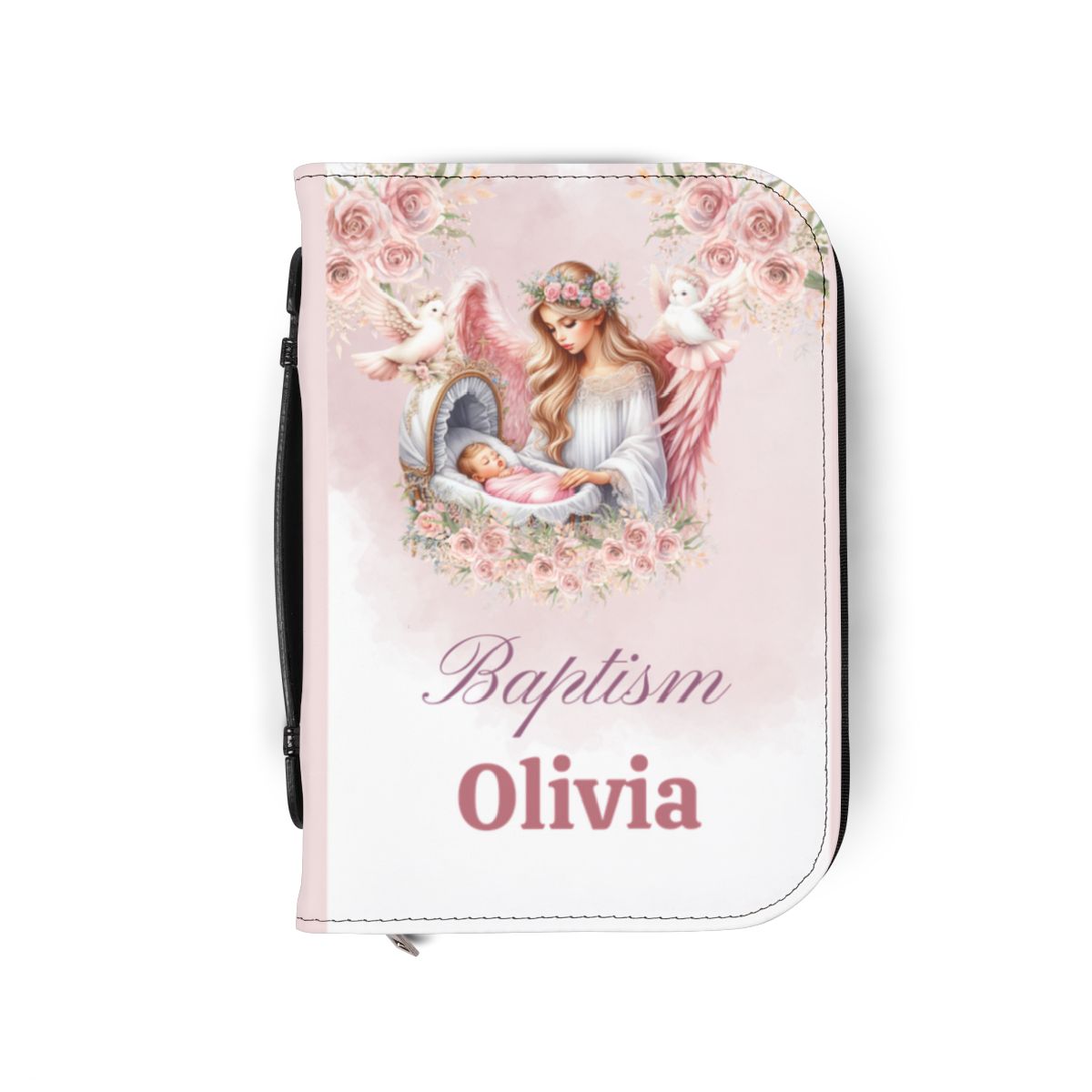 Personalised Bible Cover, Baptism, First Communion AWD-bcb-008