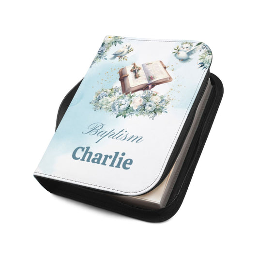 Personalised Bible Cover, Baptism, First Communion AWD-bcb-010