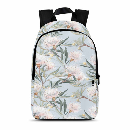 Australian Floral Blue Adult Casual Backpack