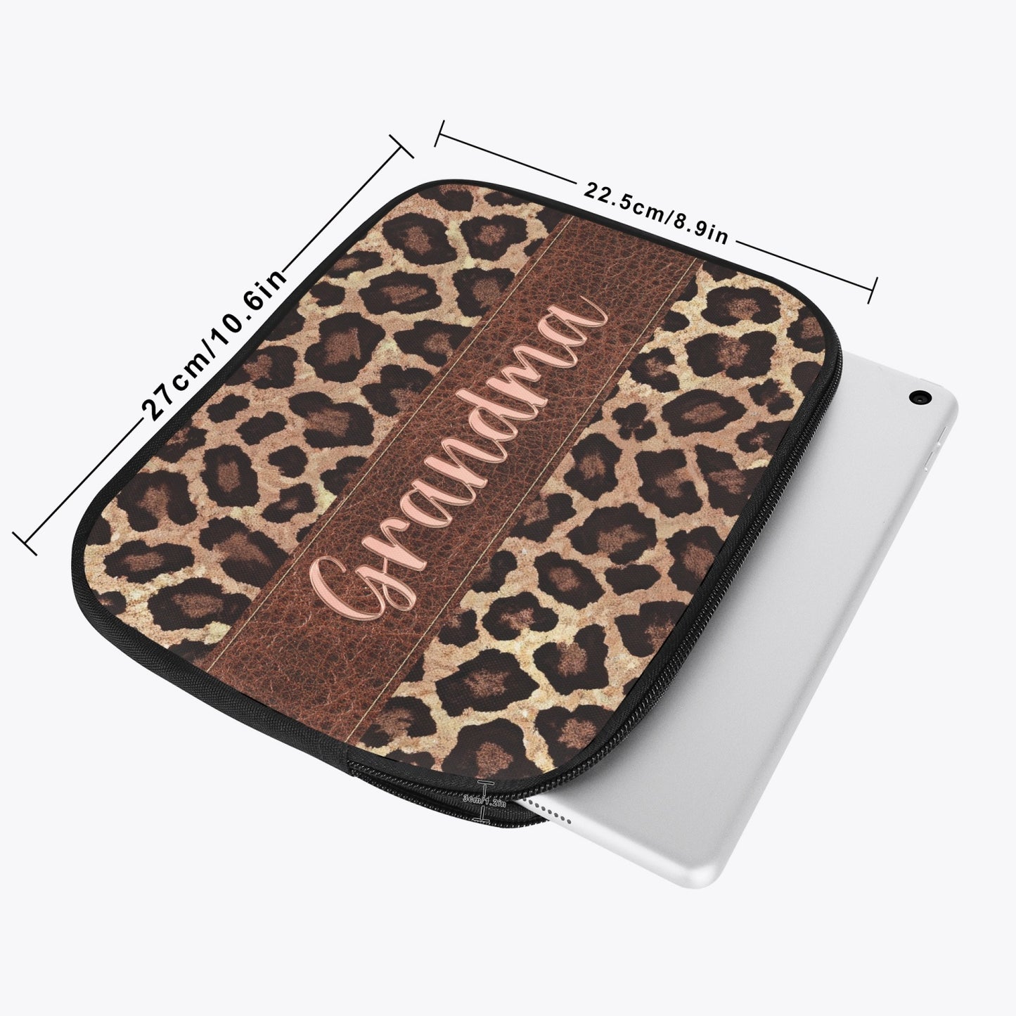 Tablet Sleeve - Leopard Print - Grandma