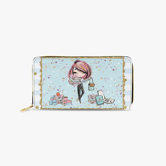 Long Type Zipper Purse - Teacher