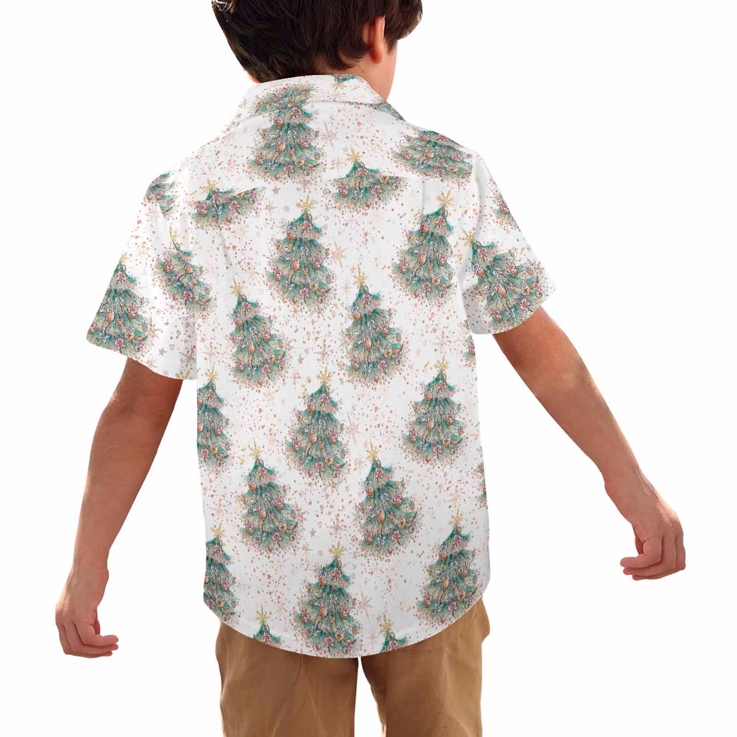 White Christmas 50  Little Boys Hawaiian Shirt