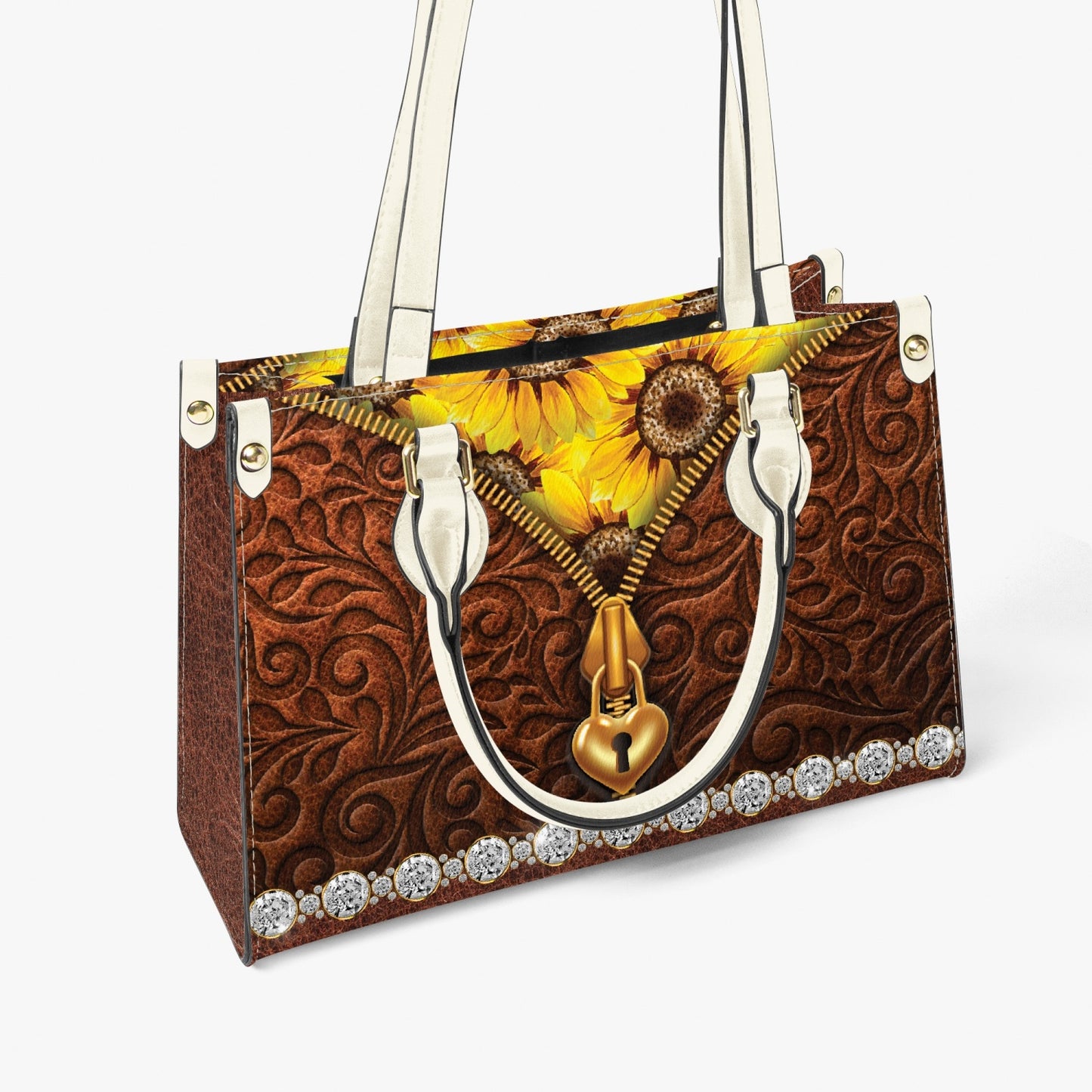 Women's Tote Bag - Long Strap - Sunflowers