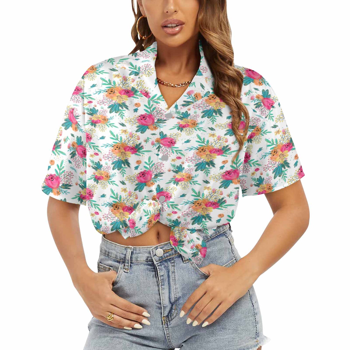 Australian Floral Women's Hawaiian Shirt