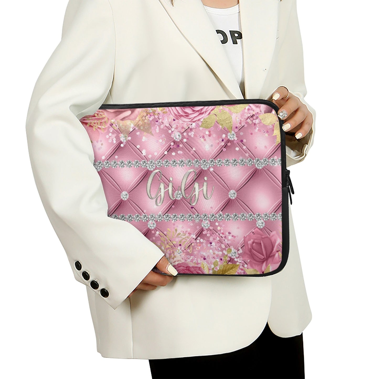 Laptop Sleeve - without handles - Pink Handles - GiGi