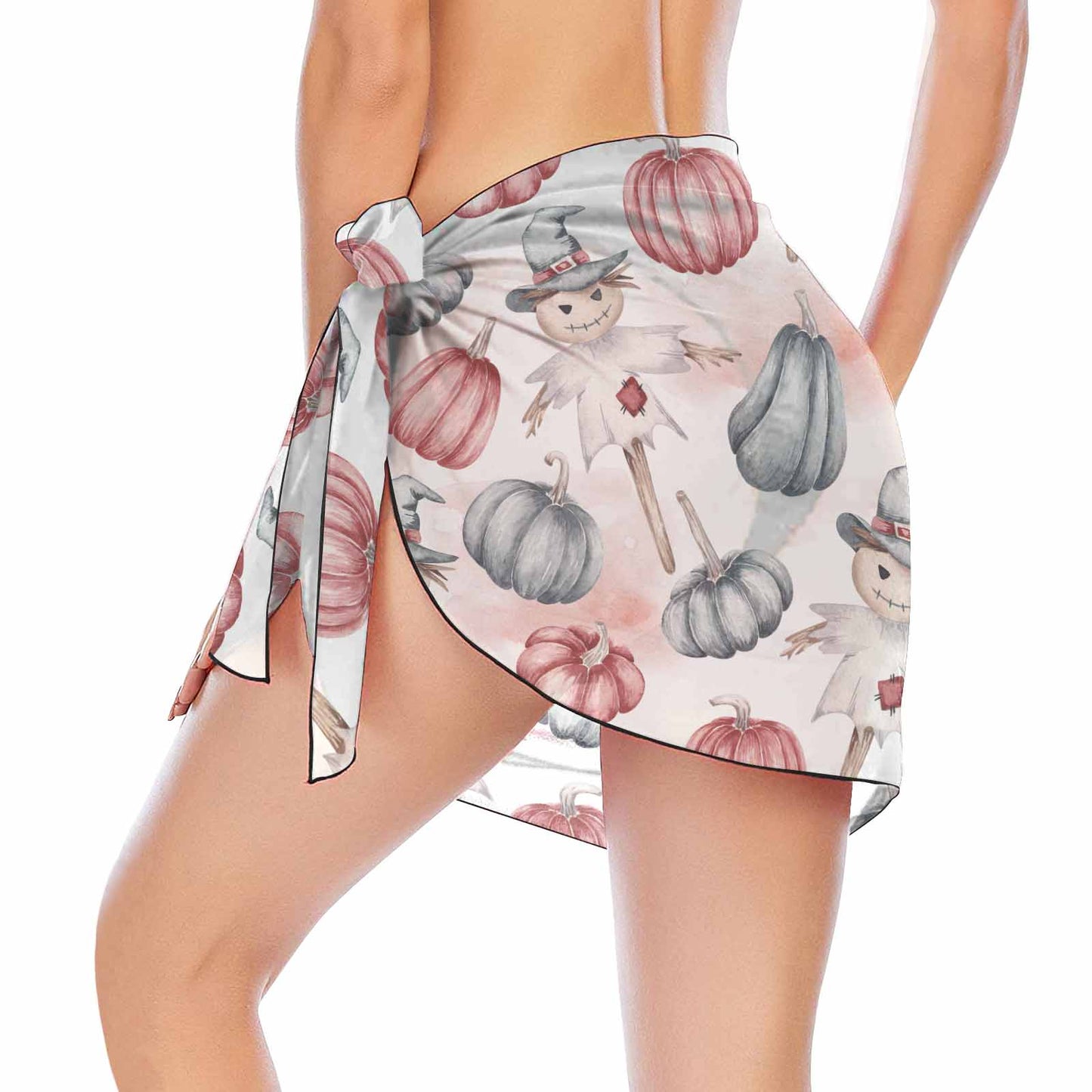 Scarecrow Halloween  Women's Beach Sarong Wrap