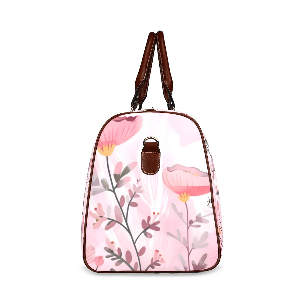 Wildflowers Waterproof Travel Bag/Small (Model 1639)