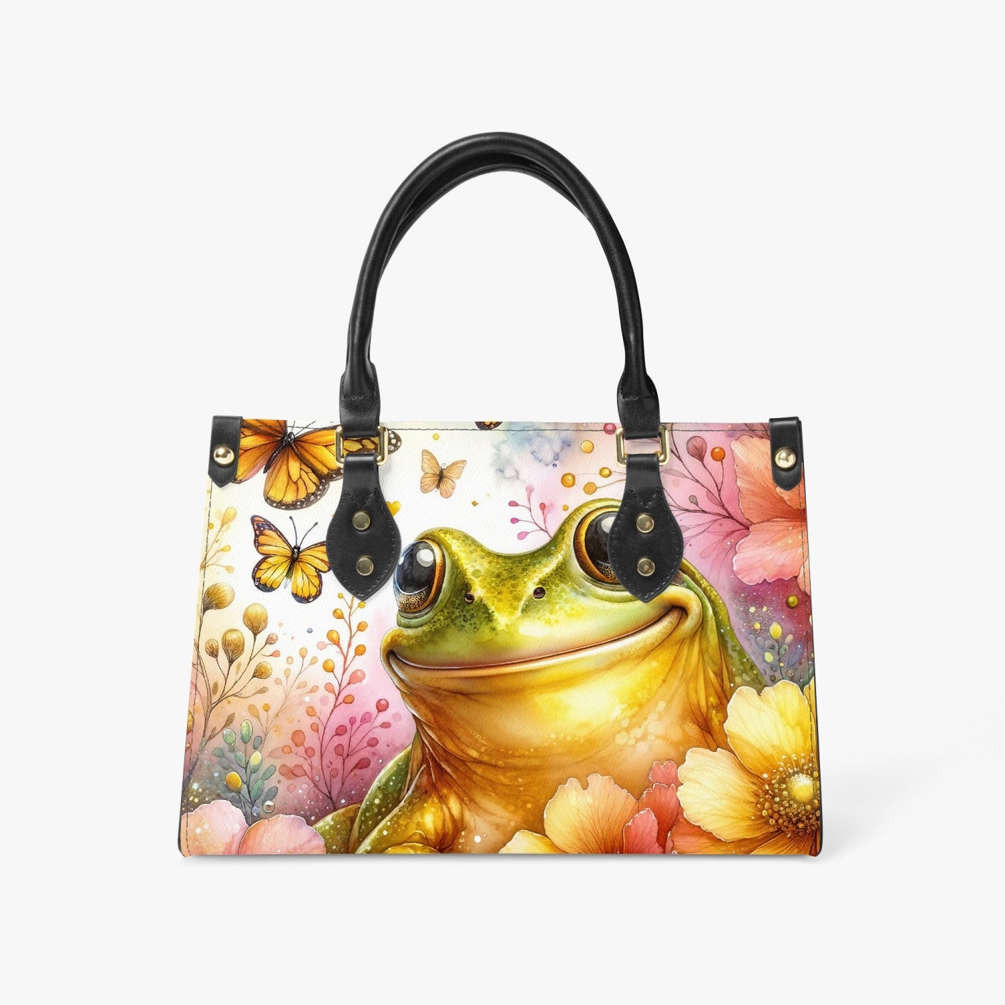 Women's Tote Bag - Long Strap - Frog