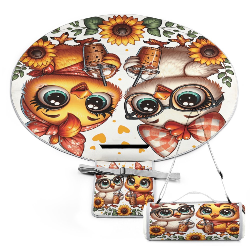 Round Picnic Mat Round outdoor picnic mat