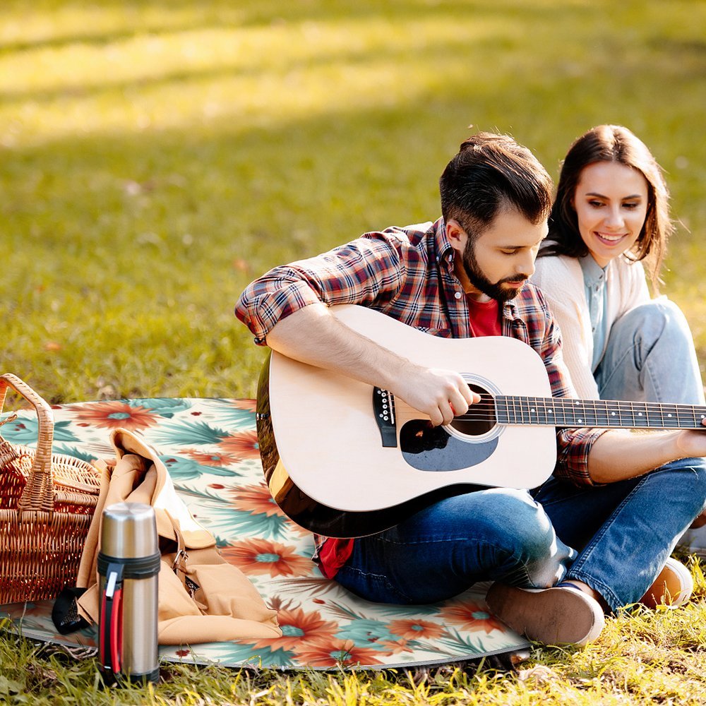 Round Picnic Mat Round outdoor picnic mat