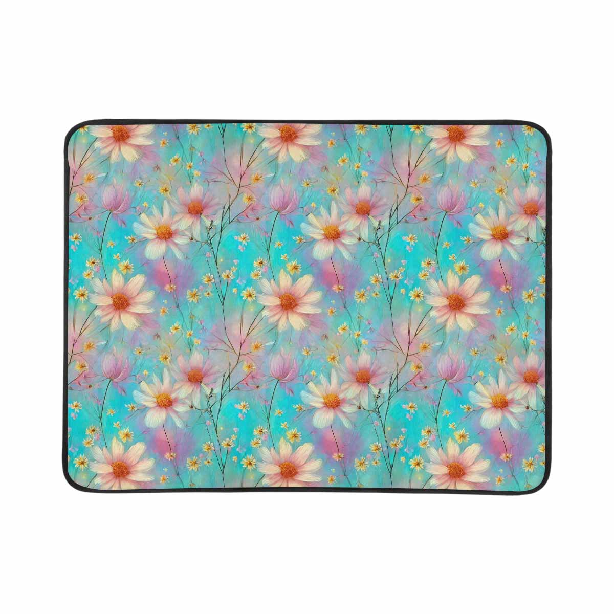 Green Floral  Beach Mats 78"x 60"