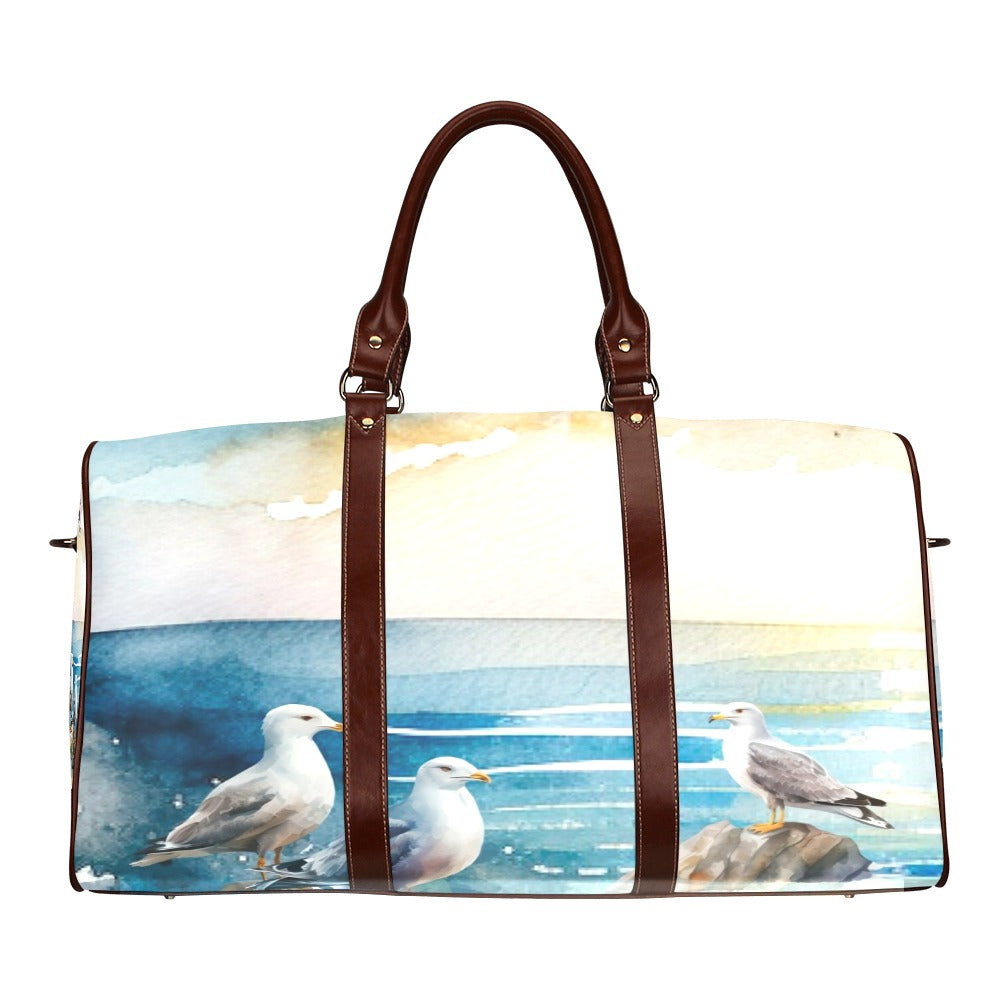 Seascape Waterproof Travel Bag/Small (Model 1639)