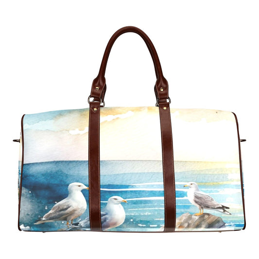 Seascape Waterproof Travel Bag/Small (Model 1639)