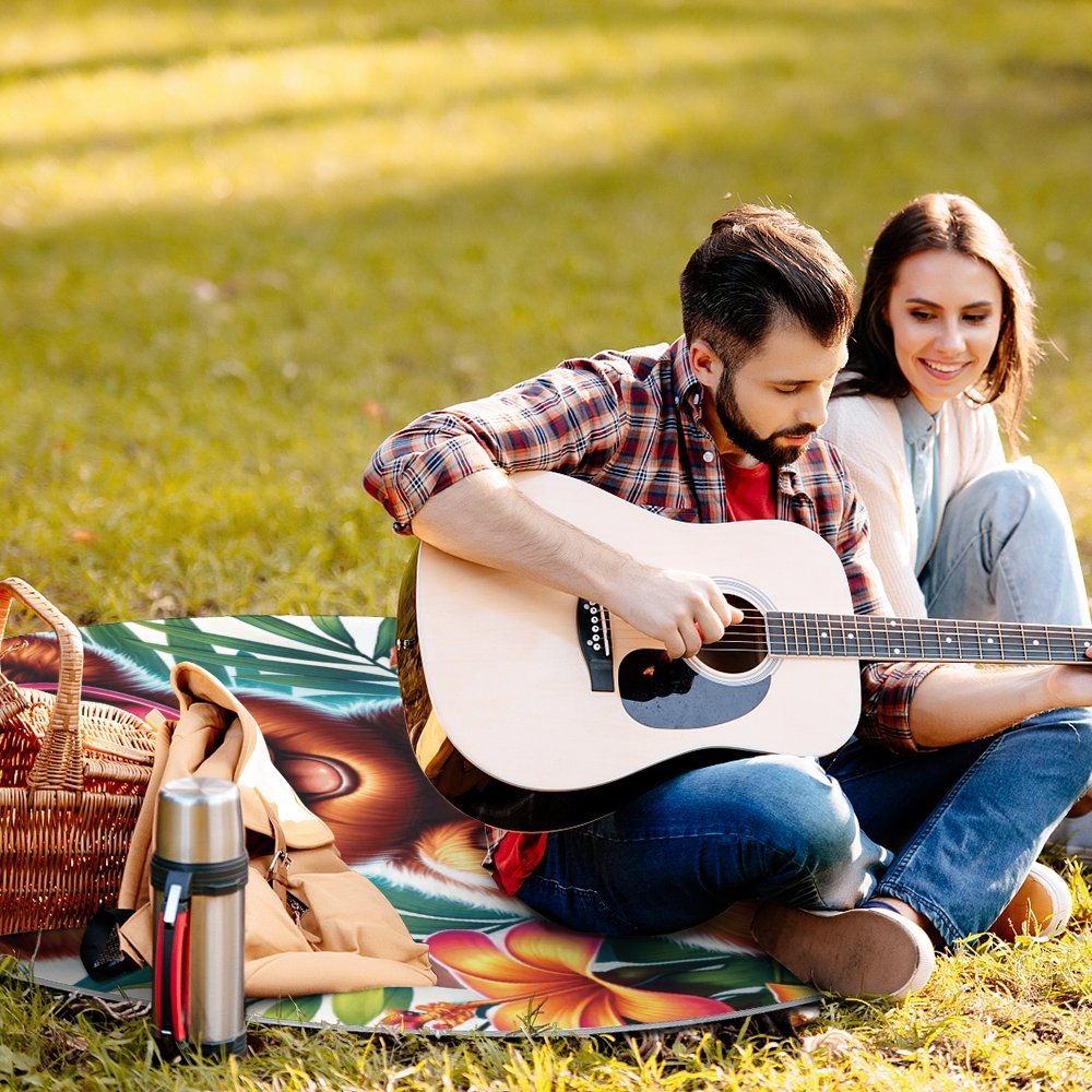 Round Picnic Mat Round outdoor picnic mat