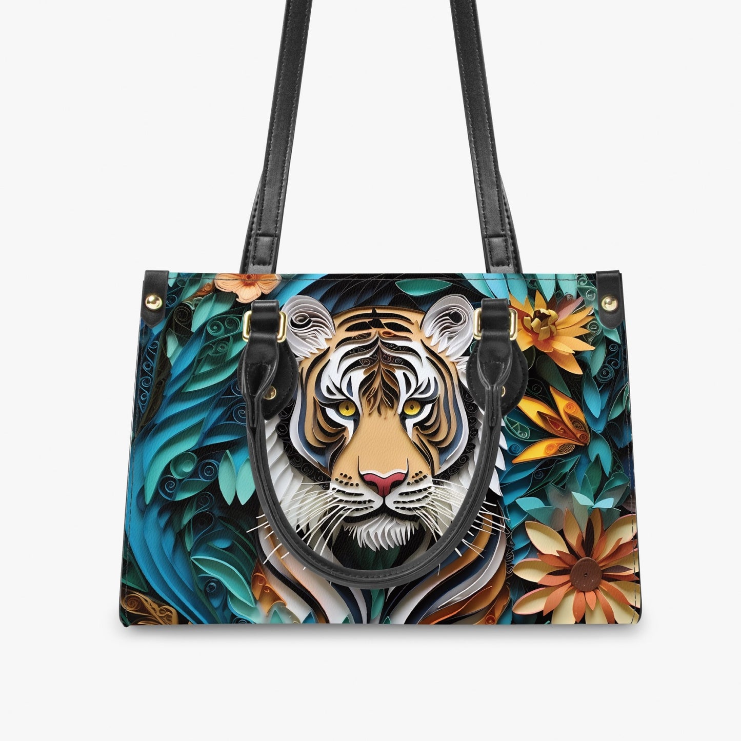 Women's Tote Bag - Long Strap - Tiger