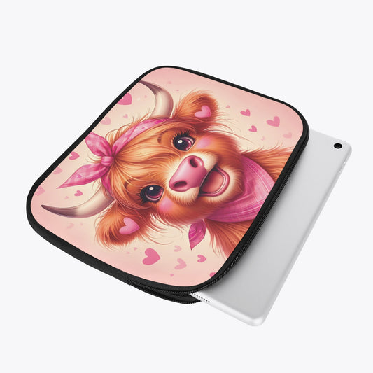 Tablet Sleeve - Highland Cow, awd-616