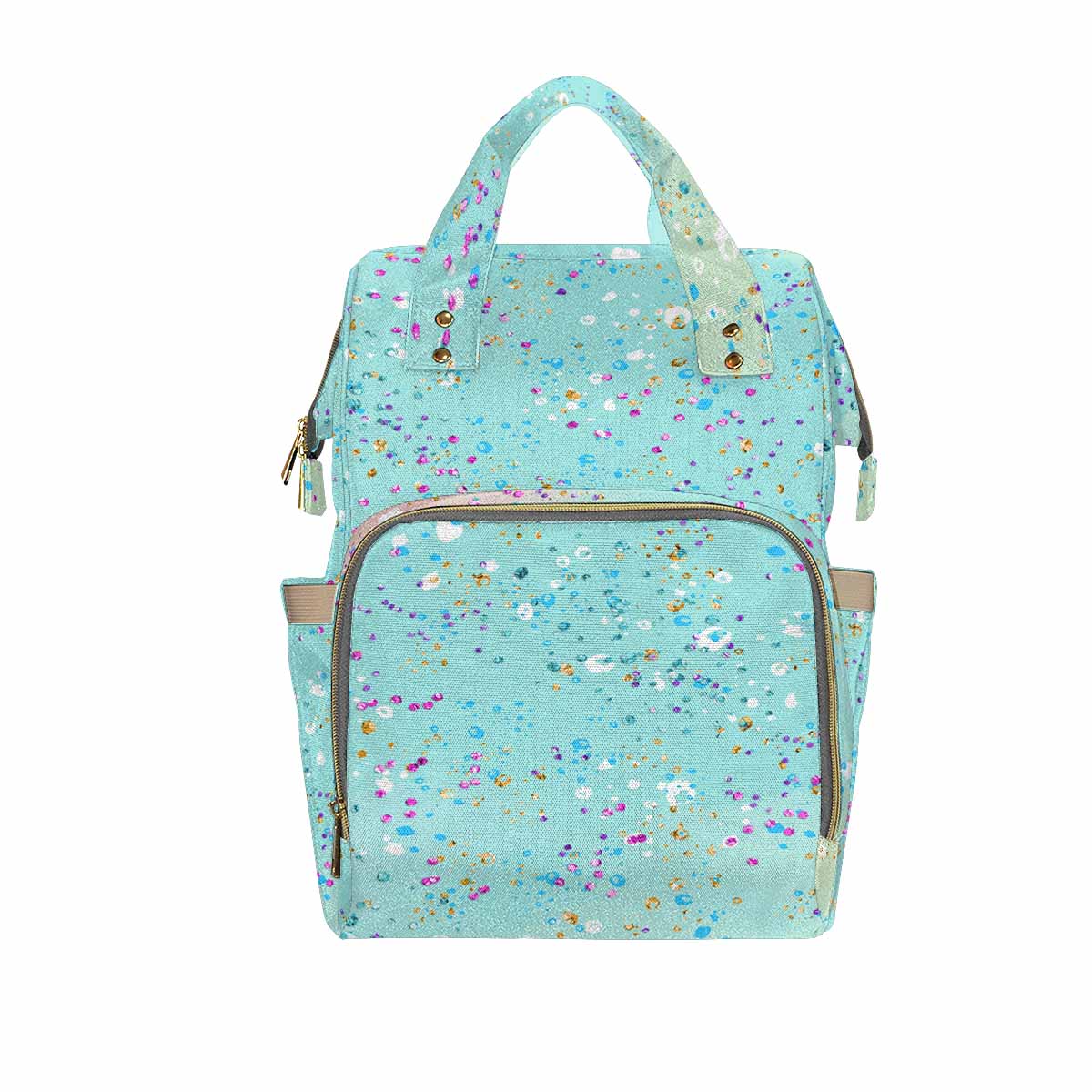 Green Splash  Diaper Bag Backpack