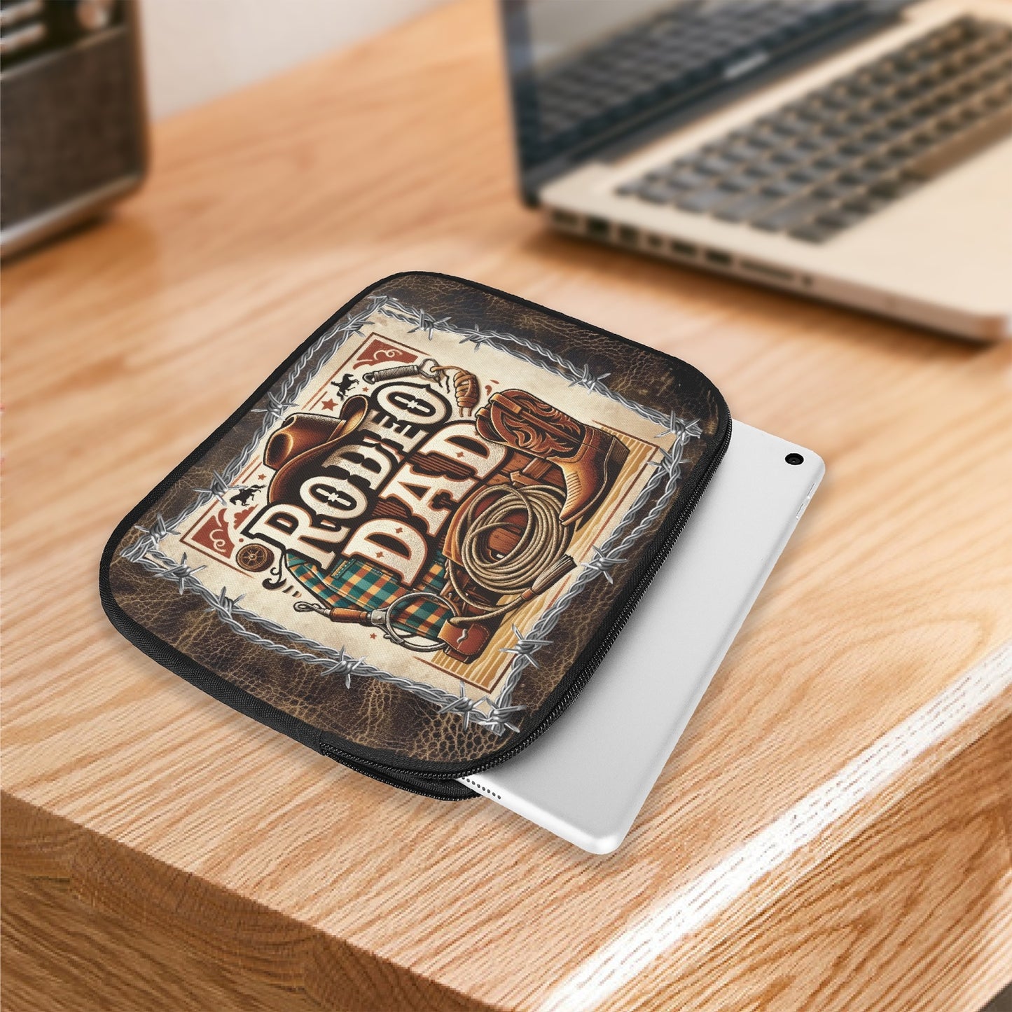 Tablet Sleeve - Country and Western, Rodeo Dad, awd-610