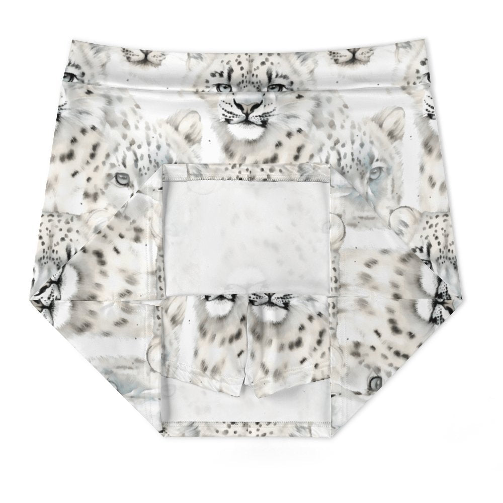 Snow Leopard A-Line Skirt with Pocket Light proof trouser skirt