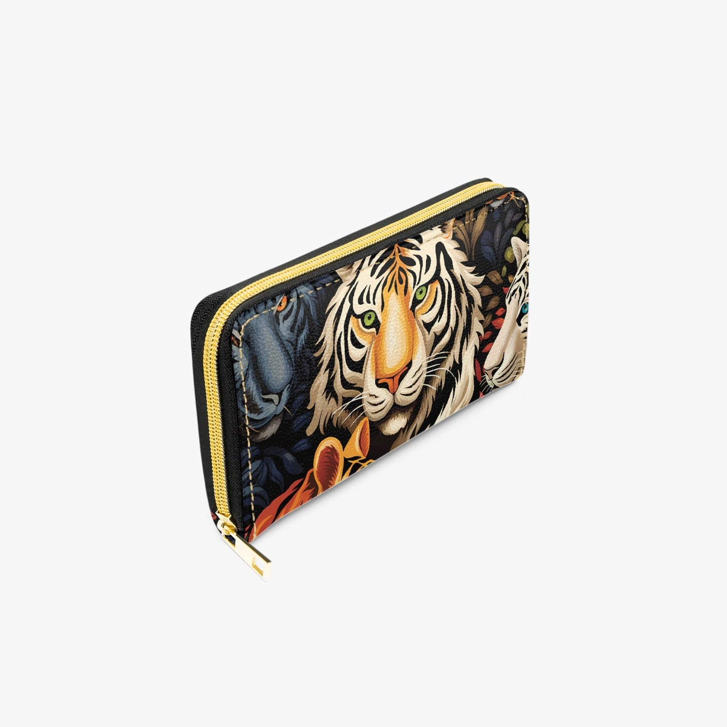 Long Type Zipper Purse - Tiger