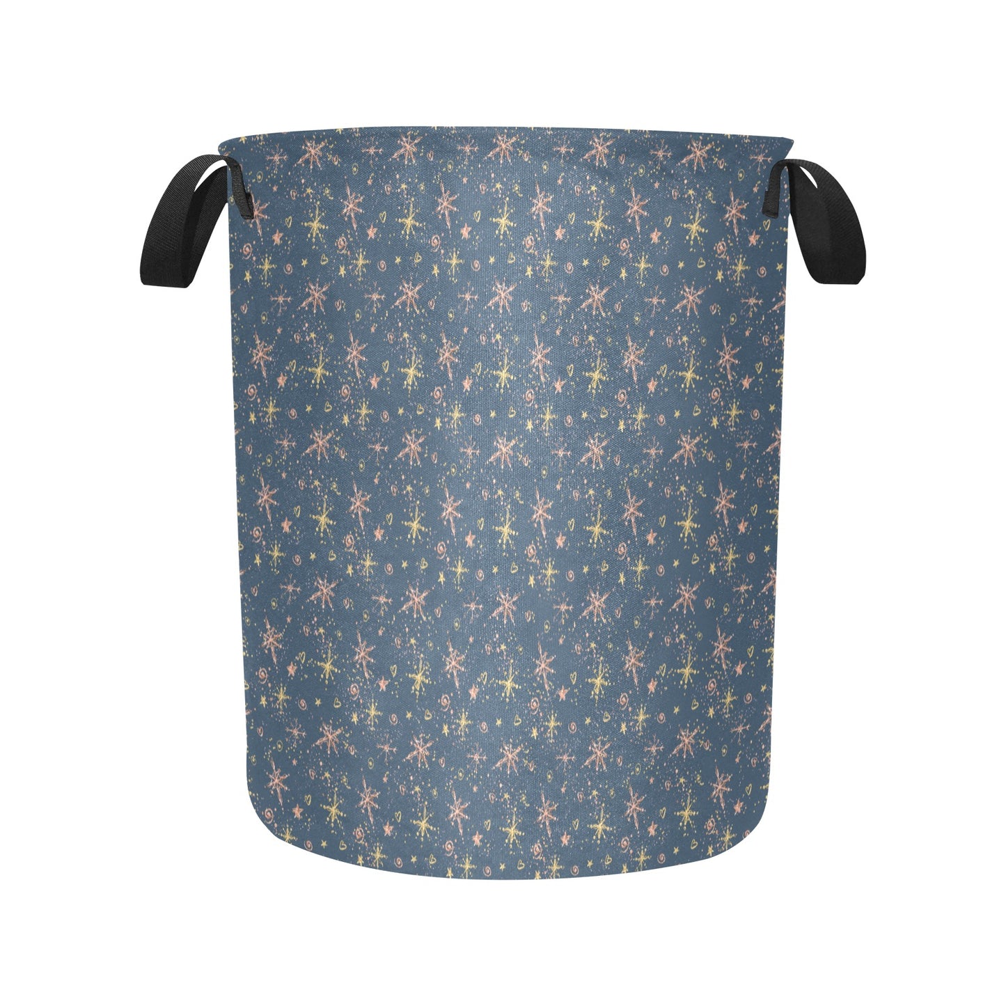 Blue Christmas Laundry Basket Laundry Bag (Large)