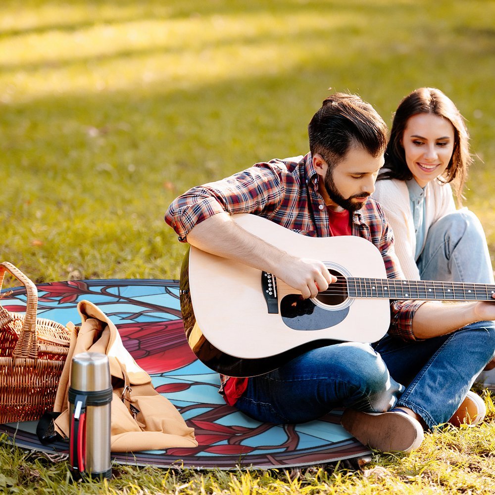 Round Picnic Mat Round outdoor picnic mat