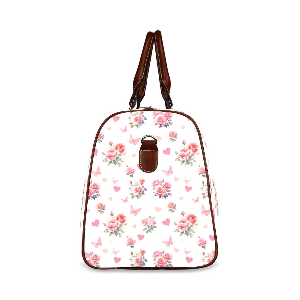 roses8 Waterproof Travel Bag/Small (Model 1639)
