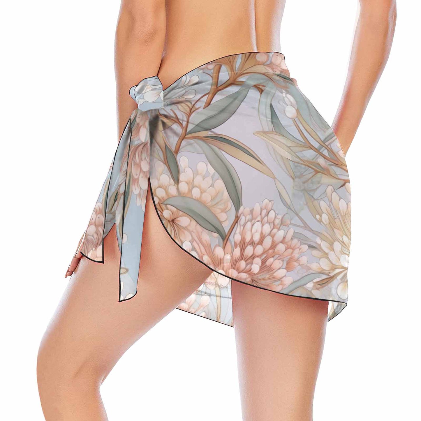 Australian Floral 11  Women's Beach Sarong Wrap