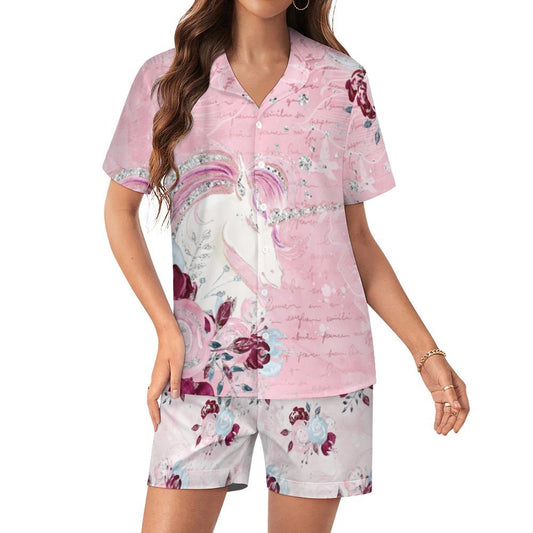 Women's Silk Satin Pajama Set Silk pajama set